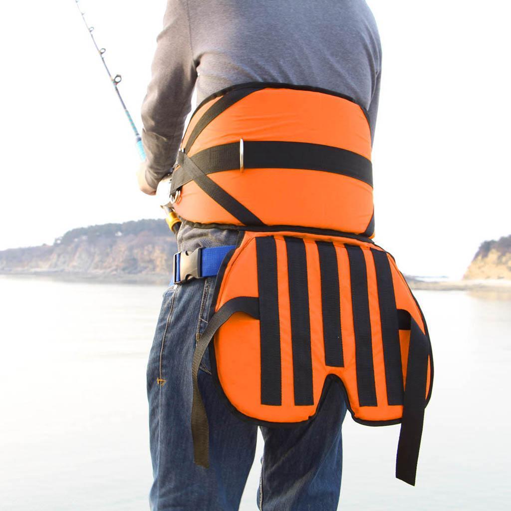 Sea Fishing Harness Adjustable Thickened Fighting Waist Belt with Cushion