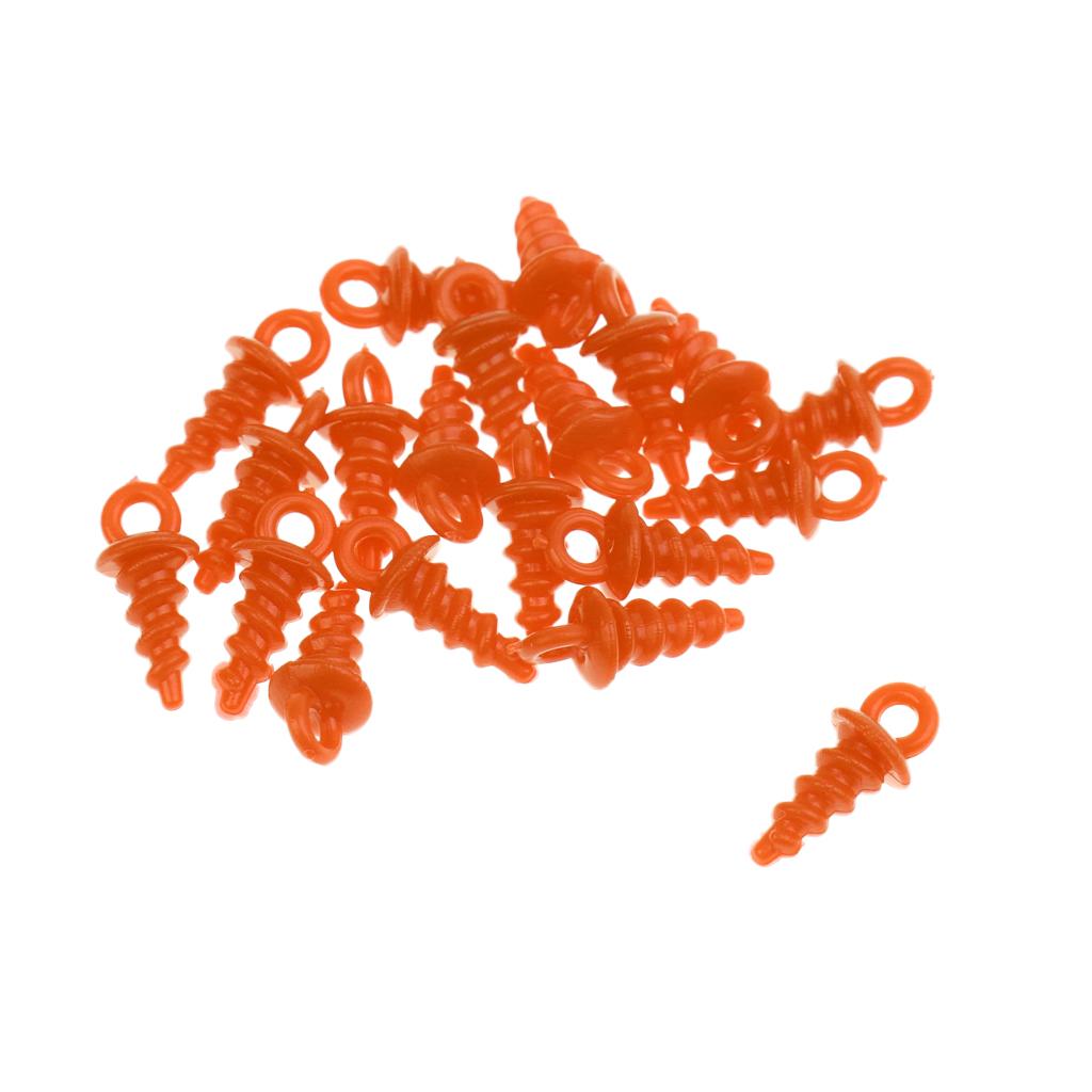 Pop Up Peg Bait Screw Chod Stiff Hinge Carp Fishing Rig Baits Tackle Orange