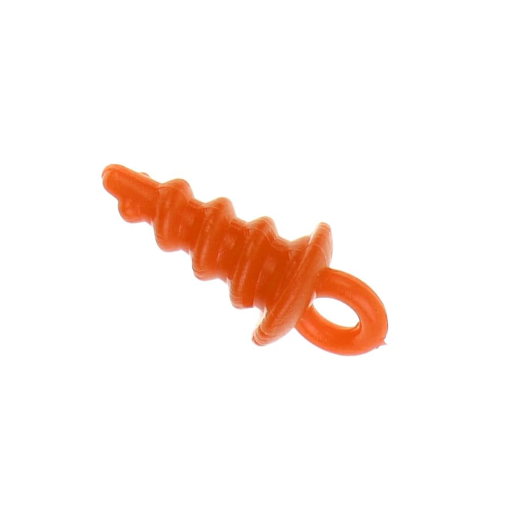 Pop Up Peg Bait Screw Chod Stiff Hinge Carp Fishing Rig Baits Tackle Orange