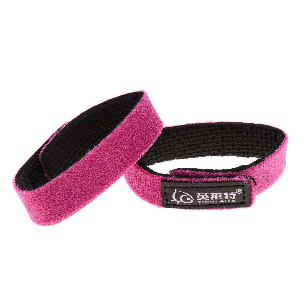 Fishing Rod Belts Wrap Bands Pole Straps Ties Pole Holders Red