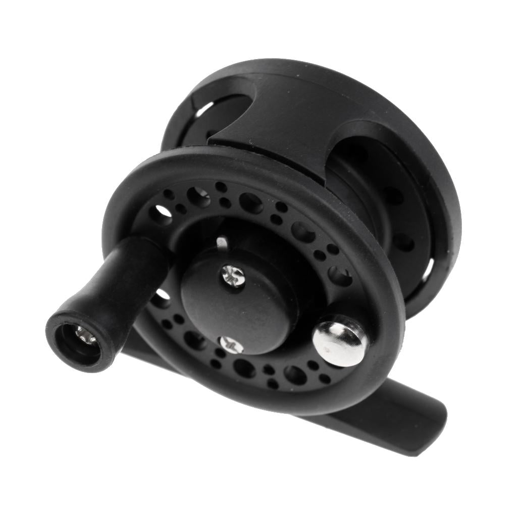Plastic Fly Fishing Reel Right or Left Handed Adjustable 42cm 52cm 62cm 5.2 x 5.8cm