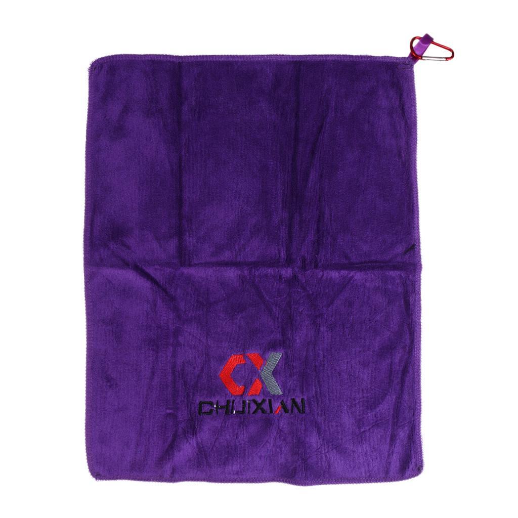 Portable Fishing Towels Catch Fish Towel Non-stick Bait Towel with Carabiner
