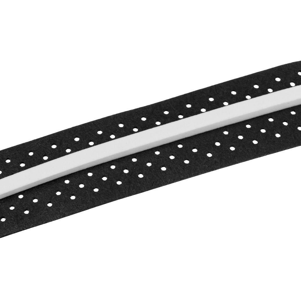 Non-slip Stretchy Tennis Racquet Fishing Rod Grip Tape Handle Wrap Black