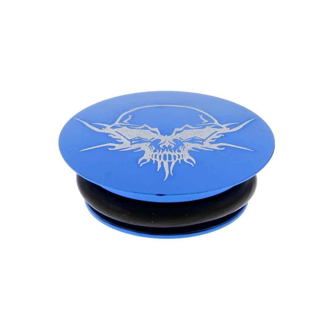 Alloy Bike Crank Cap Bicycle Cranksets Cover Fixing Bolt Dustproof  blue
