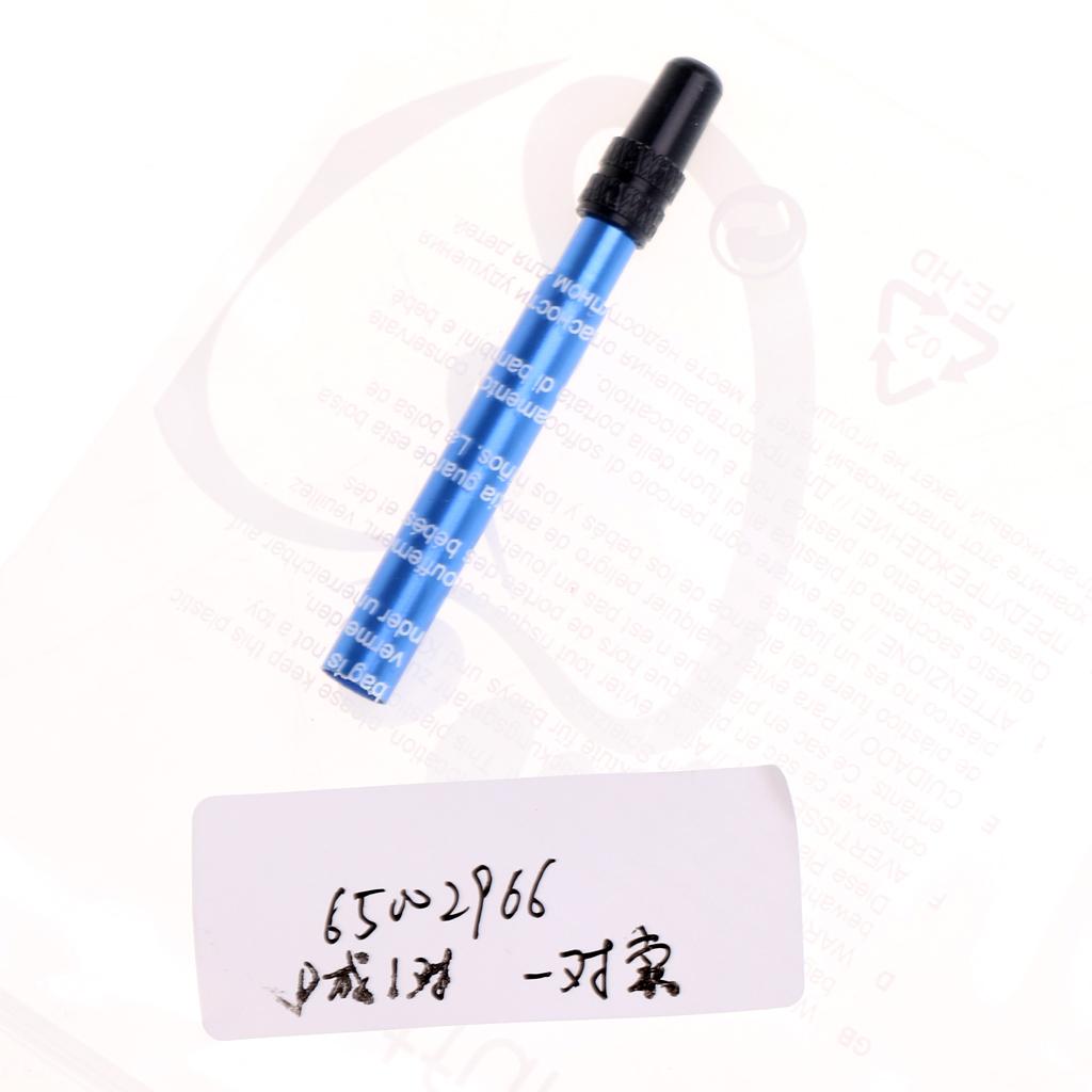 Bicycle Bike Cycling MTB Presta Valve Extenders with Caps Dust Cover Blue