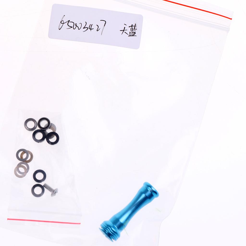 Metal Fishing Reel Handle Knob Low Profile Reel   Reel Knob Blue
