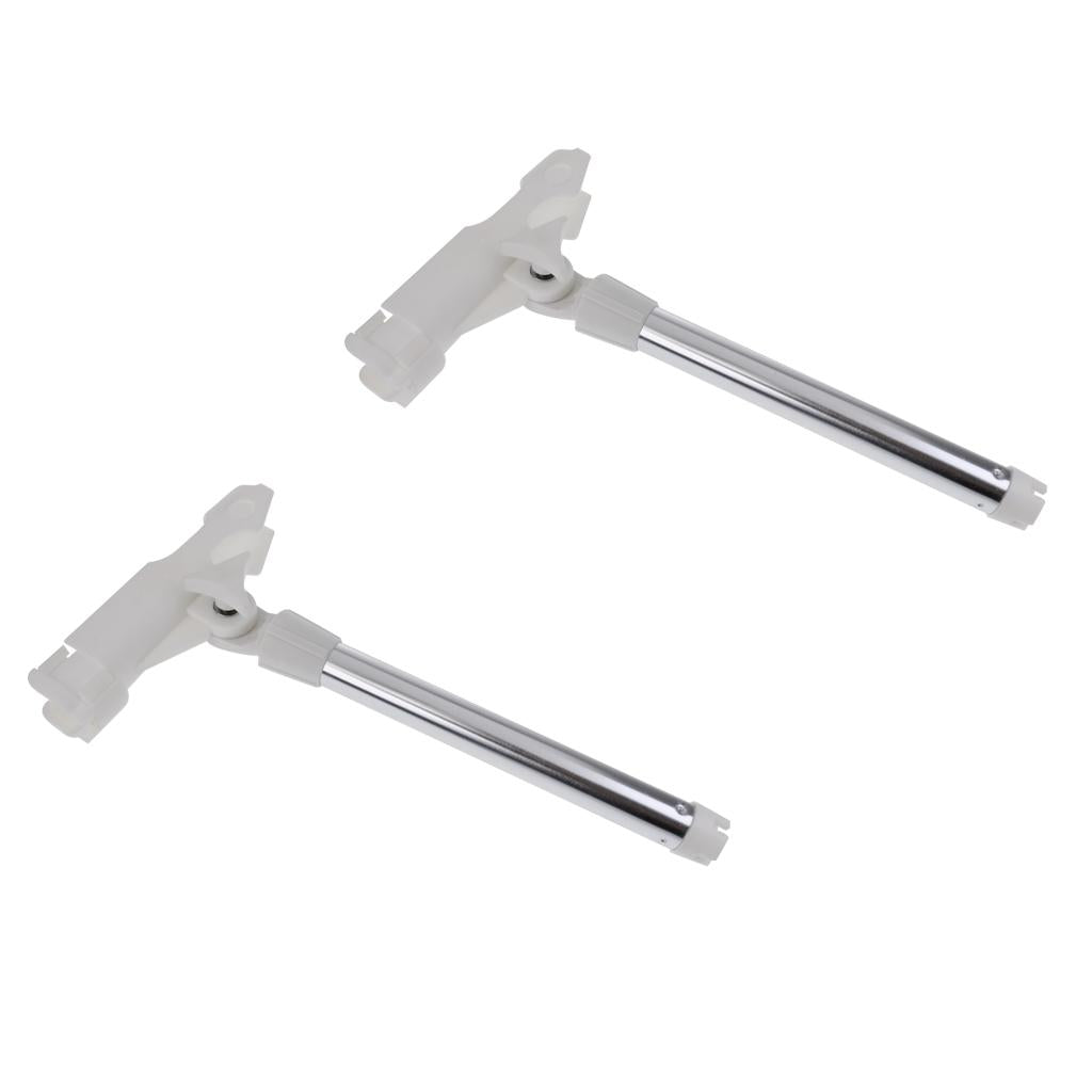 2Pcs Angle Adjustable Single Outrigger Rod Holder Boat Fishing Rod Pole Tube