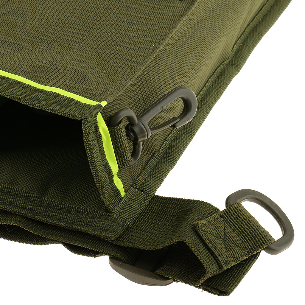 Fishing Lure Bag Rod Holder Waist Pack Leg Bag Tackle Storage Bag Army green