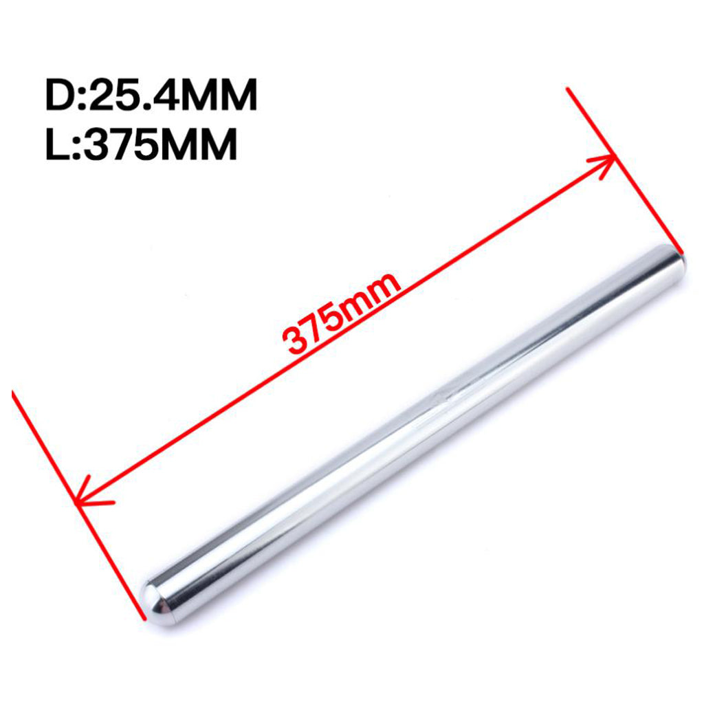 Aluminum Alloy Bicycle Handlebar Cycling Bike Flat Bar 25.4 x 375mm Silver