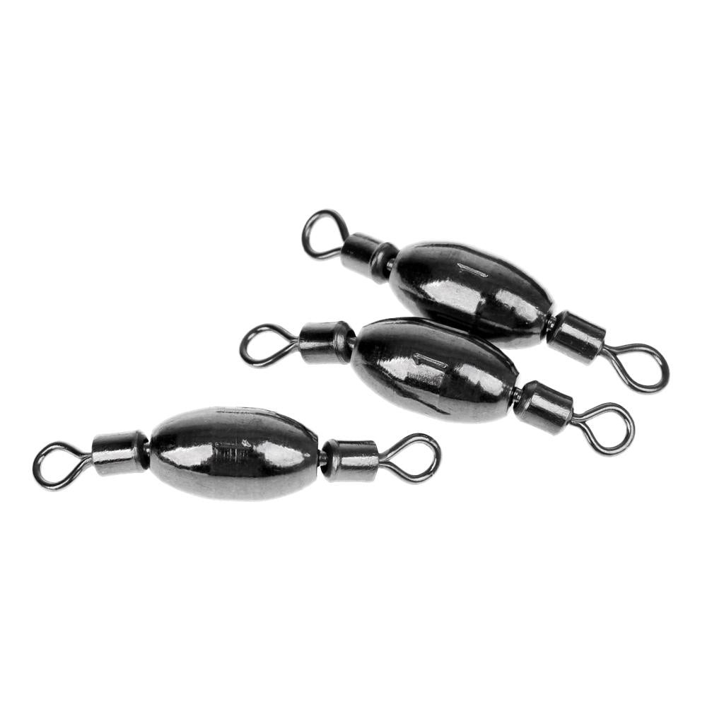 2x3Pc Fishing Barrel Swivels Quick Sinkers Sea Course Barell Rig swivels 2.1g