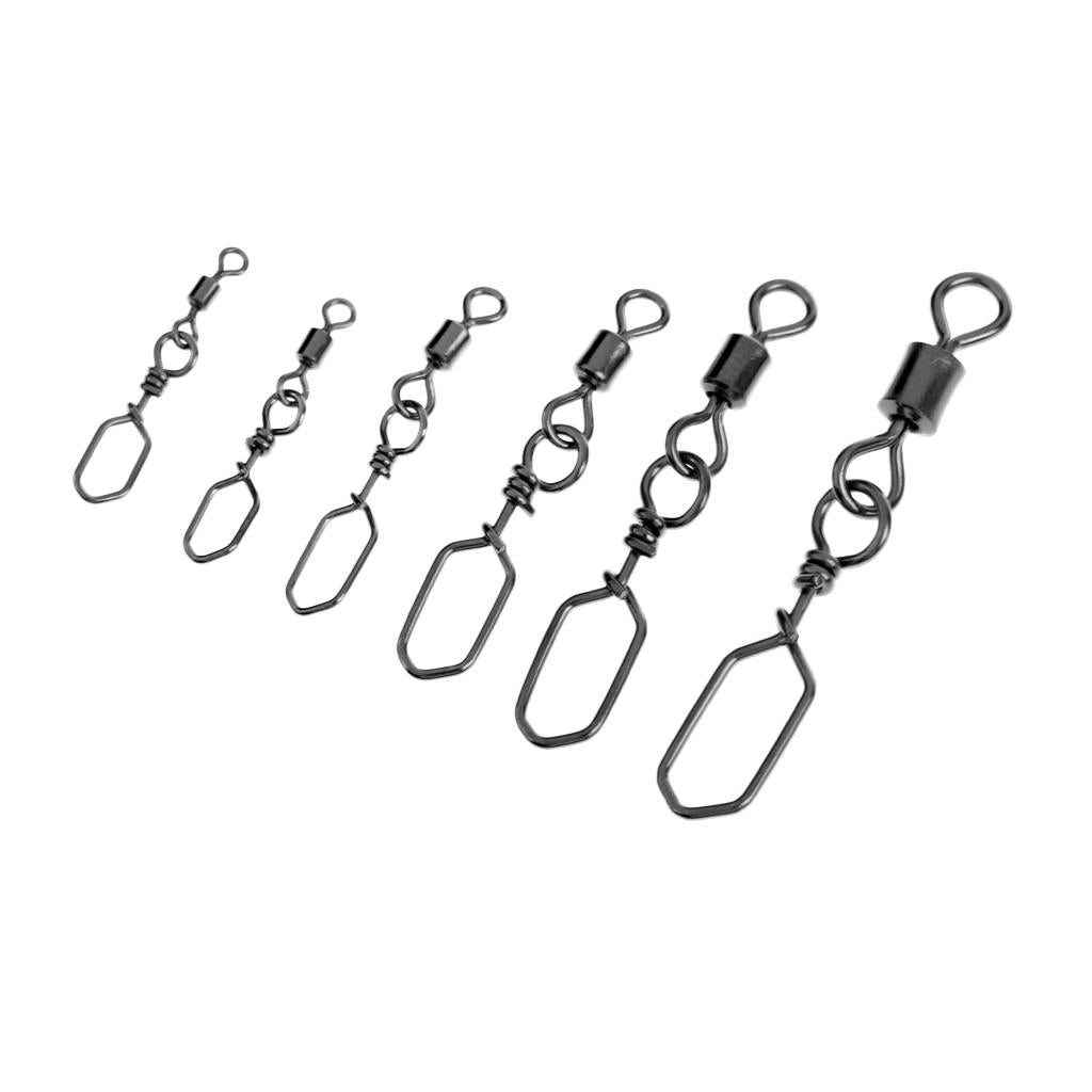 Strong Fishing Swivels Snap Stainless Steel Fishing Swivels Snap Tackles 10