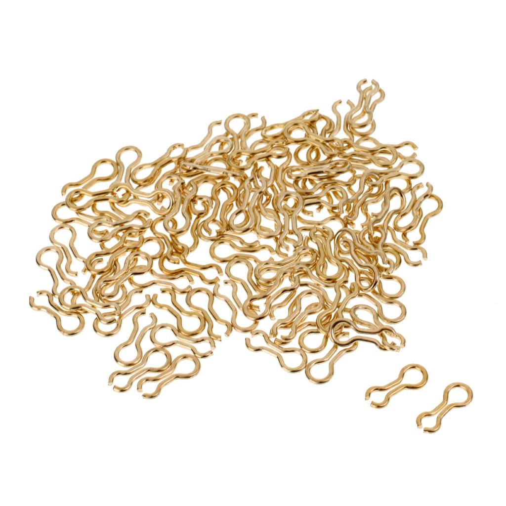 300pcs Alloy Brass Sinker Eyes Eyelets for Lead Weight Fishing Tackle S M L