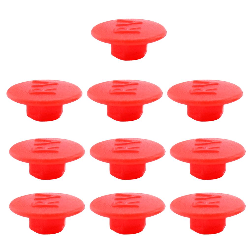 10pcs Hex Socket Allen Bolt Screw Hexagon Head Cover Cap Protector M5 Red