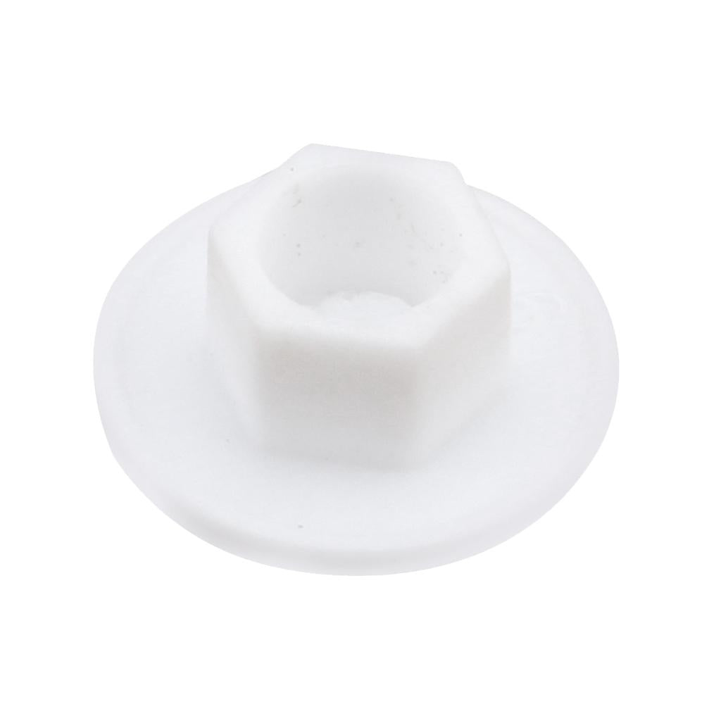 4x10pcs Hex Socket Allen Bolt Screw Hexagon Head Cover Cap Protector M6 White