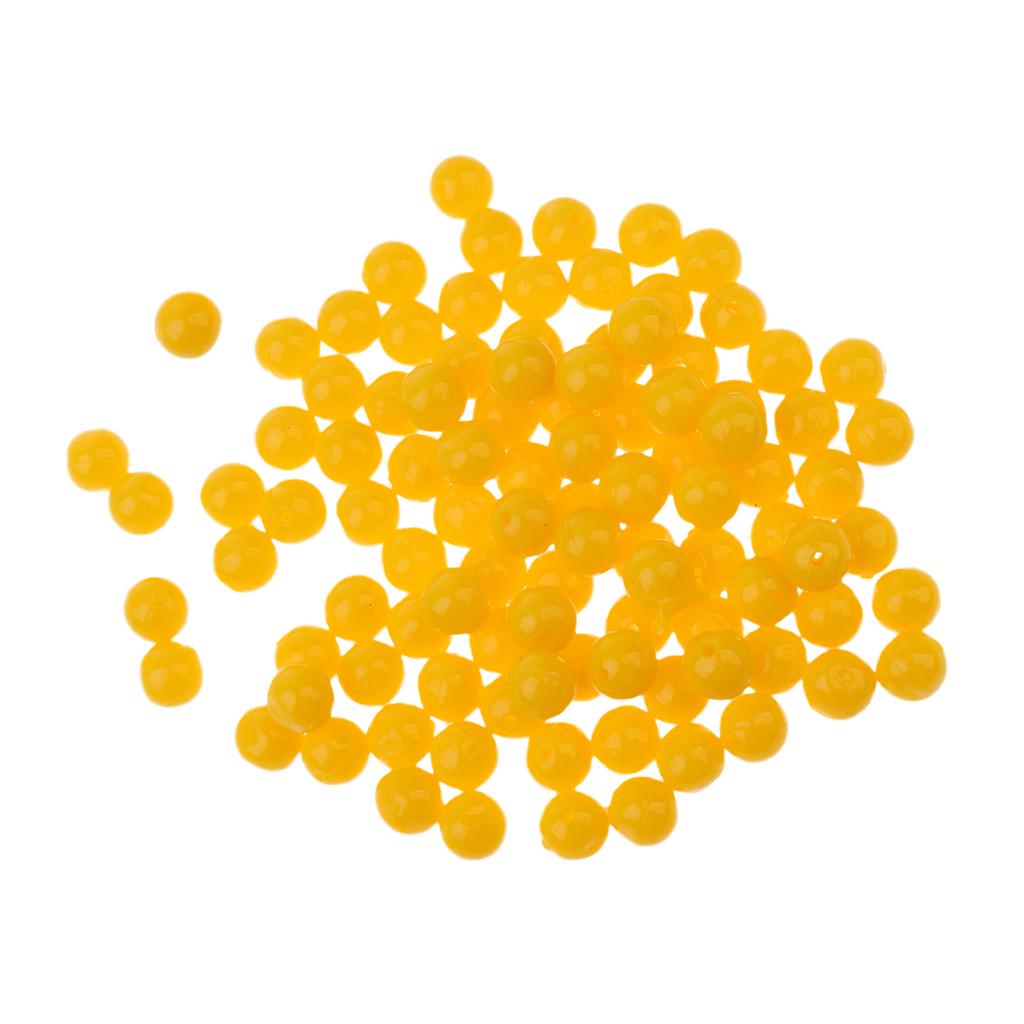 100Pcs Smell Pop ups Carp Fishing Baits Boilies Floating Ball Beads 10mm