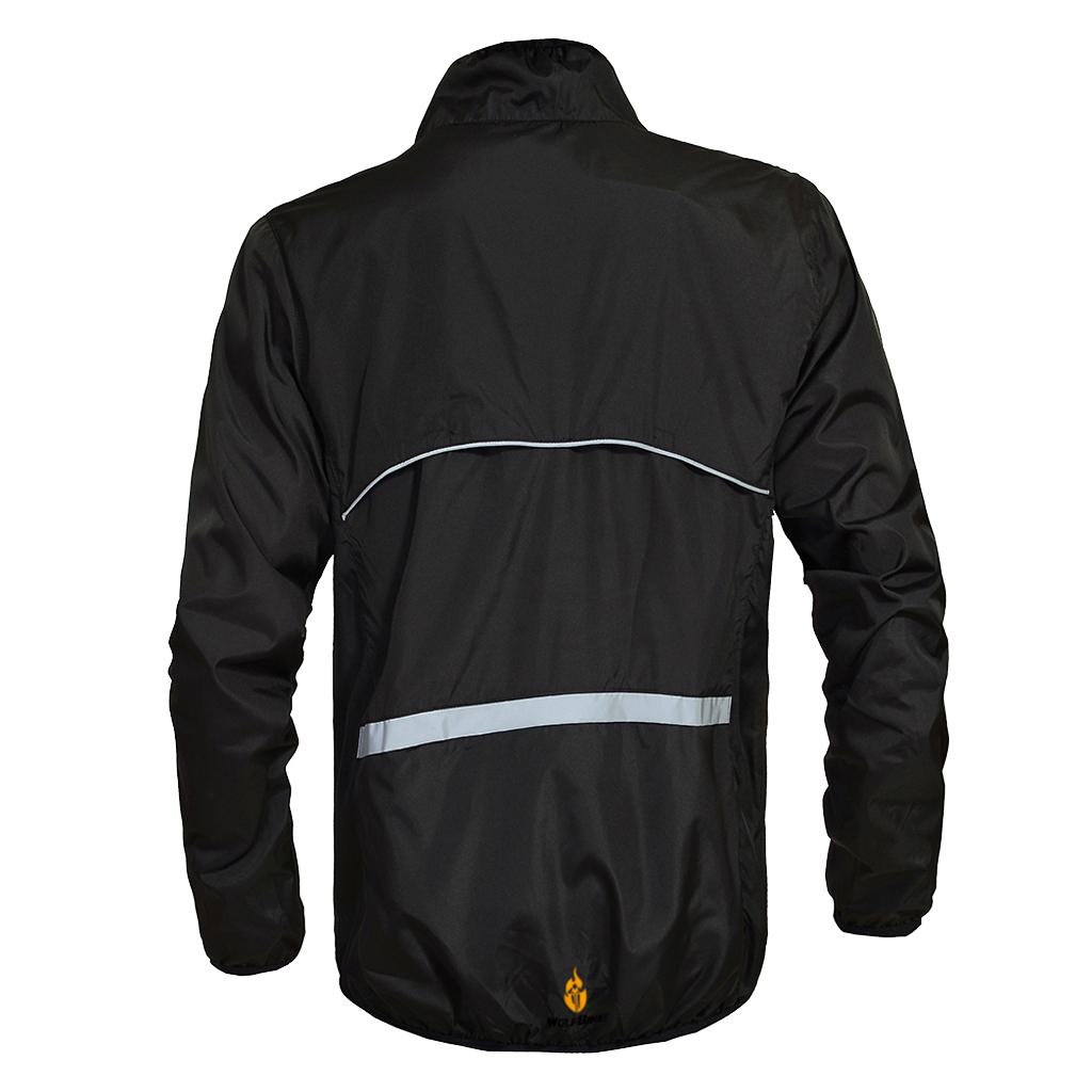 Bicycle Cycling Jacket Sports Clothing Windproof Coats Jersey XL  Black