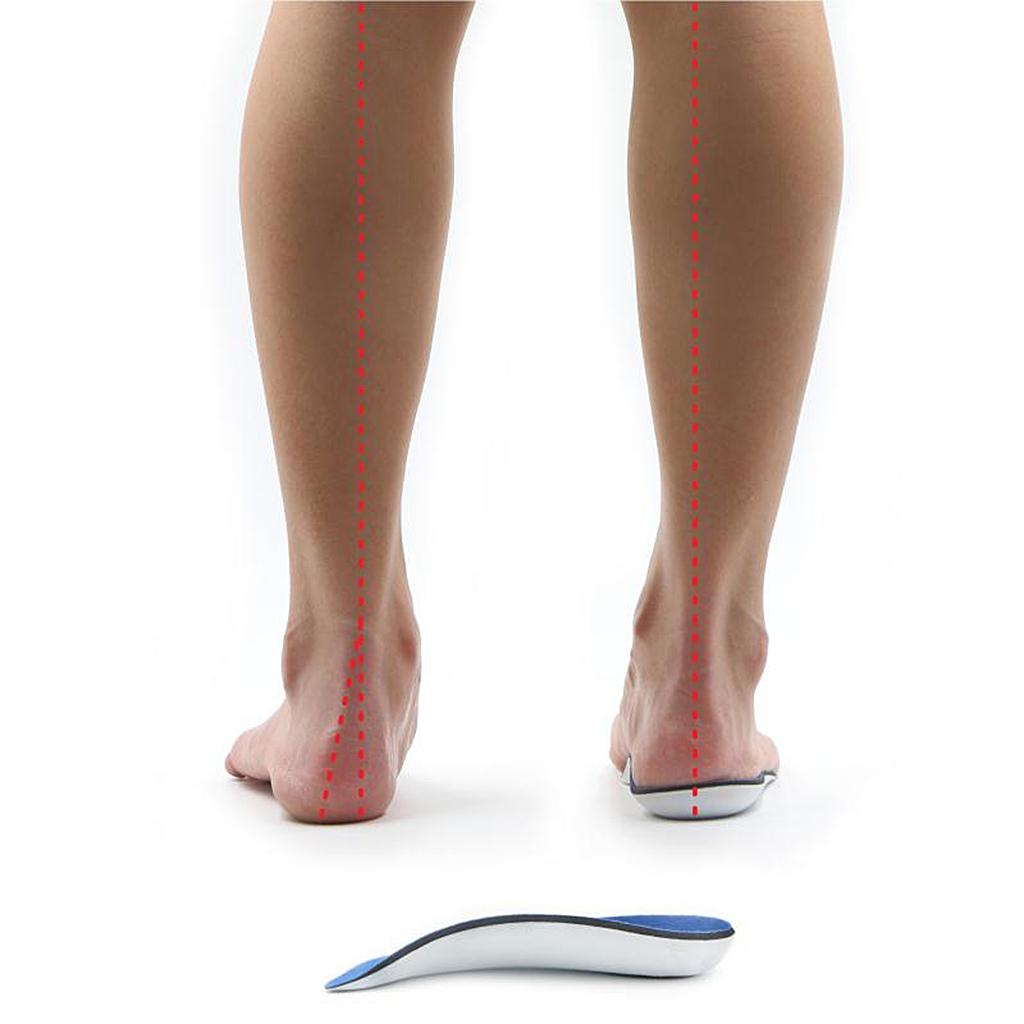 1 Pair 3/4 Length Orthotic Shoe Insole Pads Foot Heel Cushion Pain Relief M