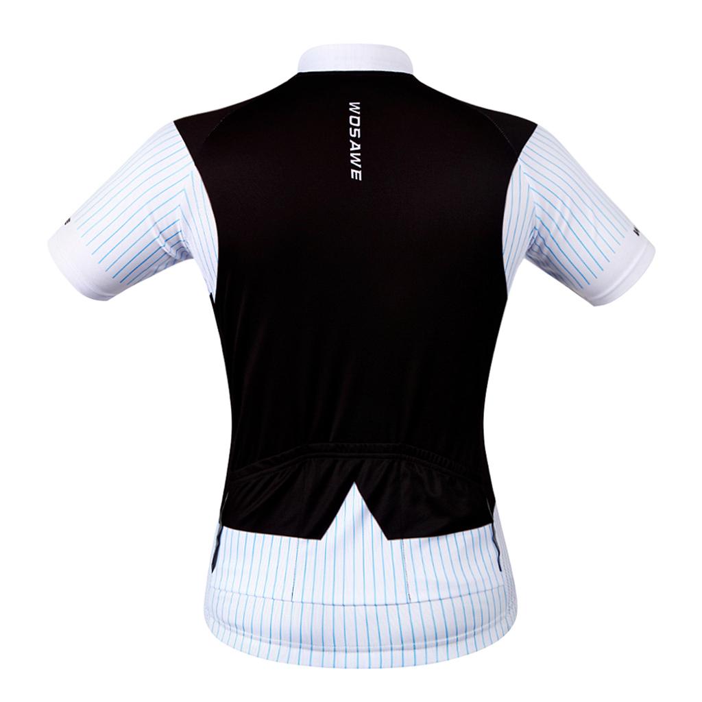 Men's Cycling Short Sleeve Jersey Breathable Shirts Sportswear Bike Top L