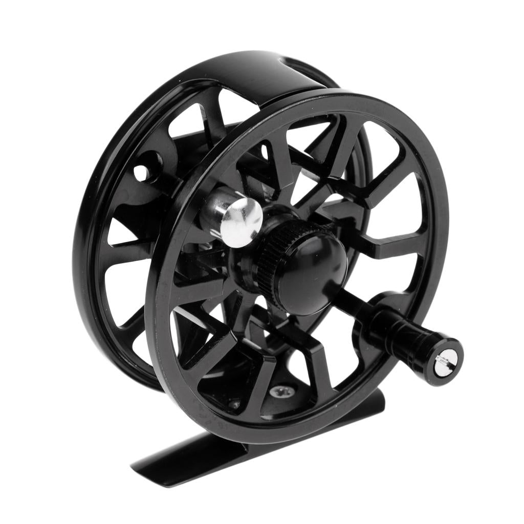 CNC Machined Aluminum Alloy Fly Fishing Reel Right Left-Handed 3 4WF Black