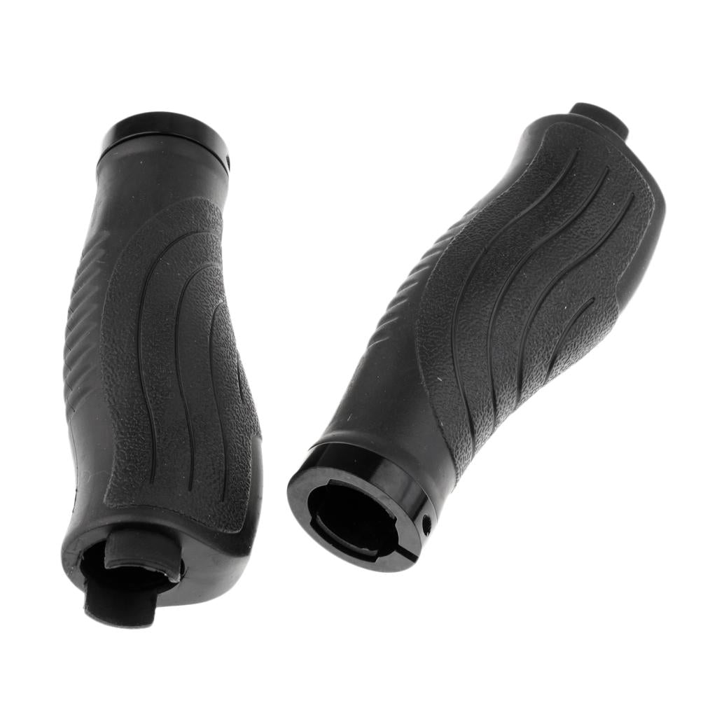 Bicycle Handlebar Bar Rubber End Grips Bicycle Set Soft Rubber Bar End Grips