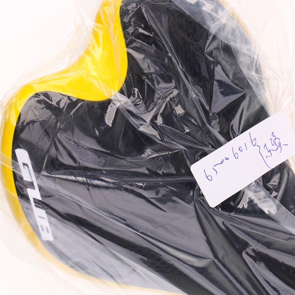 Unisex Bicycle Saddle Cycling MTB Road Bike Front Seat Cushion Black yellow