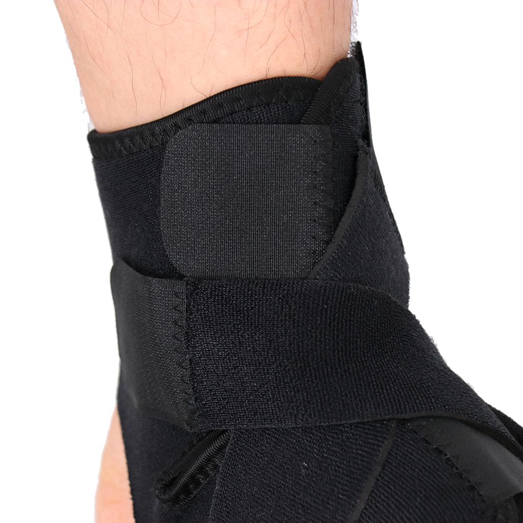 Elastic Ankle Support Wrap Foot Brace Guard Shin Protector Feet for Sports