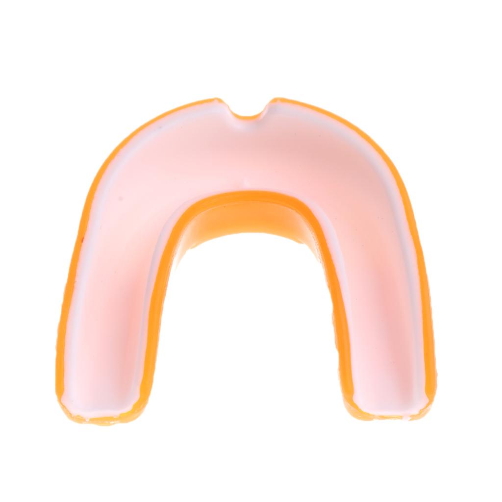 EVA Mouth Guard Mouthguard Gum Shield Boxing MMA Teeth Protection Orange