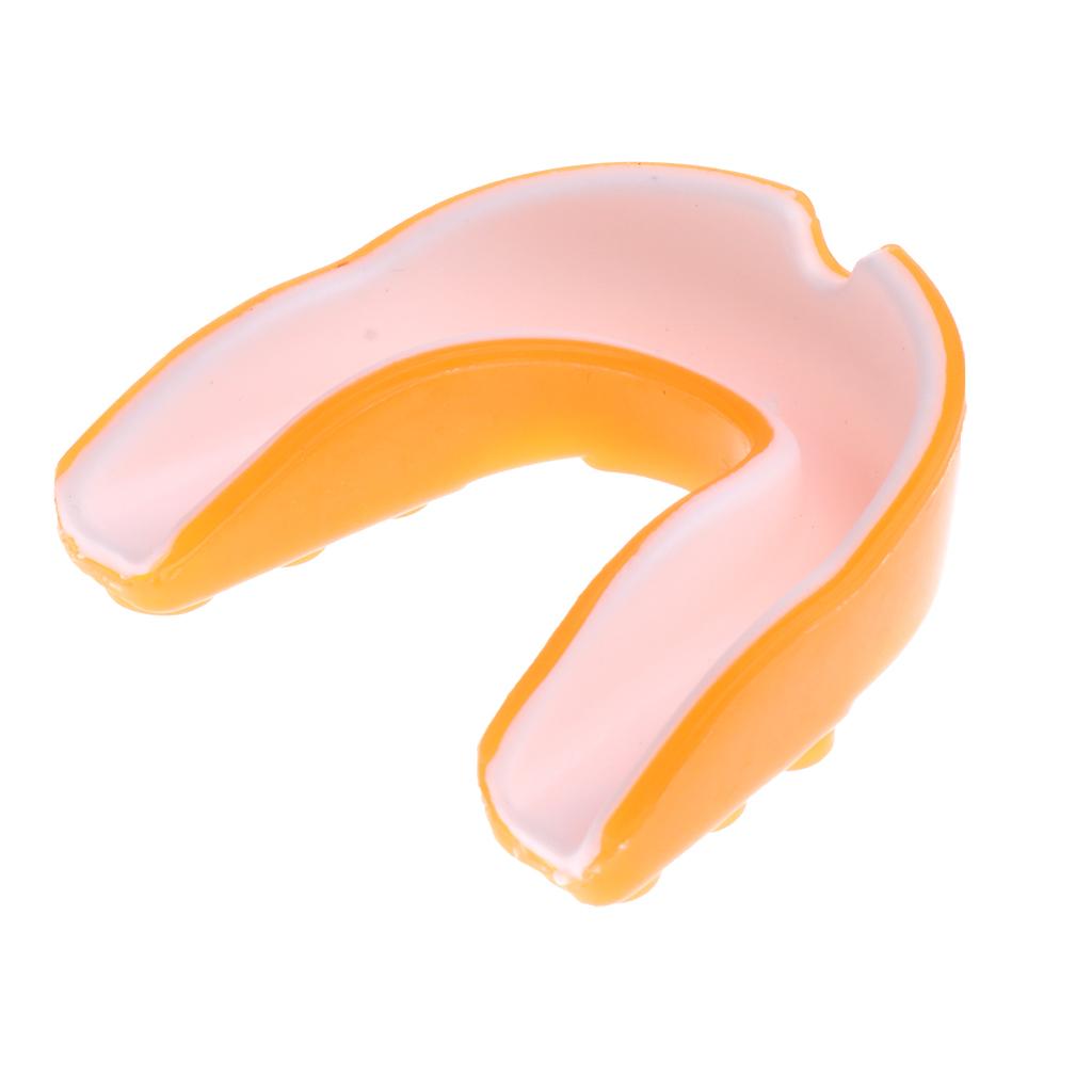 EVA Mouth Guard Mouthguard Gum Shield Boxing MMA Teeth Protection Orange
