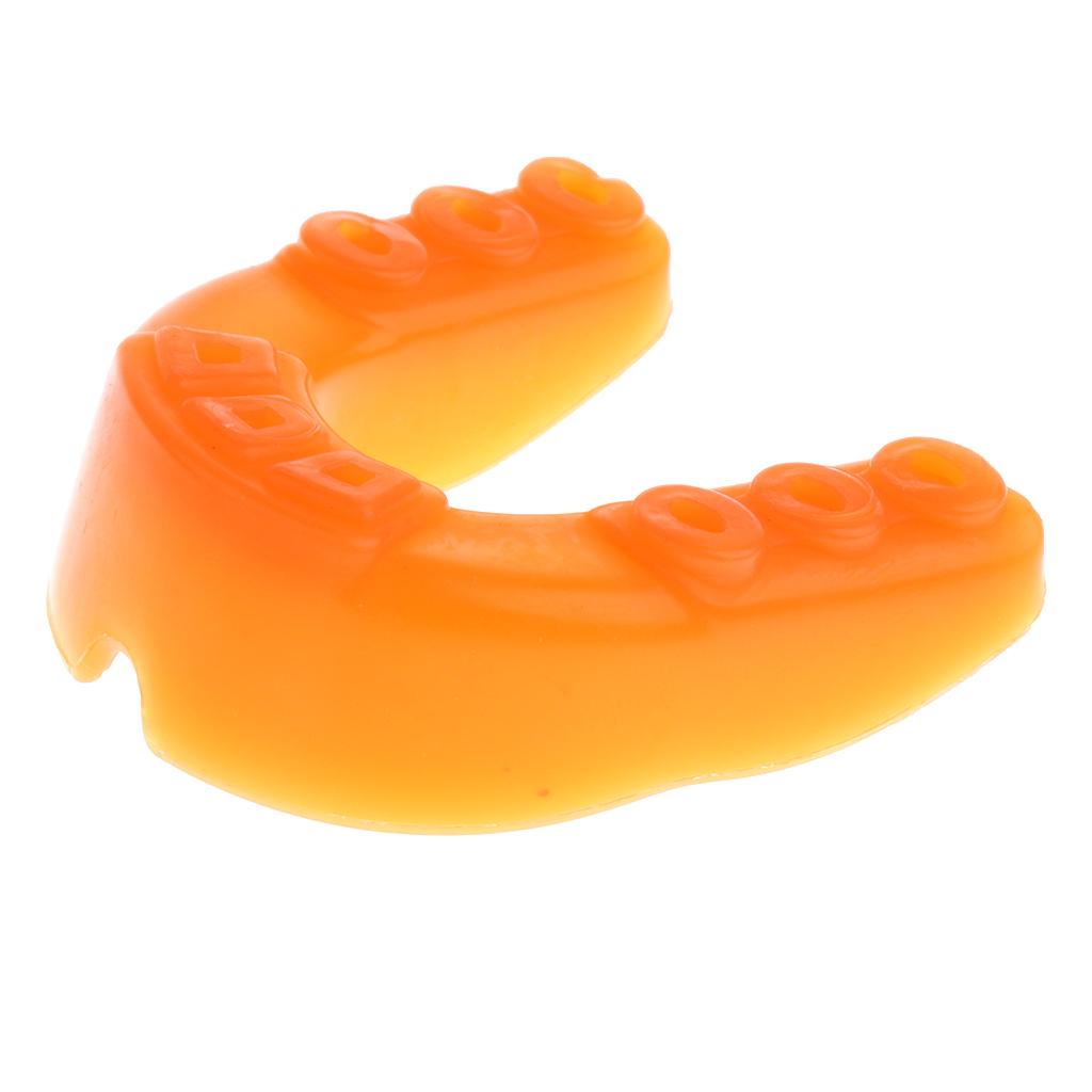 EVA Mouth Guard Mouthguard Gum Shield Boxing MMA Teeth Protection Orange