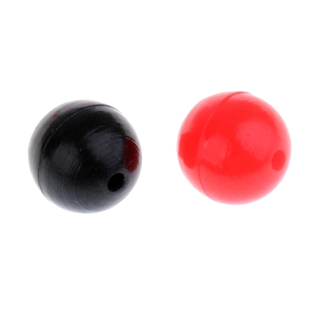 4x200pcs Multi-color Fishing Beads Lure Round Beads Fishing Tackle 6mm 8mm