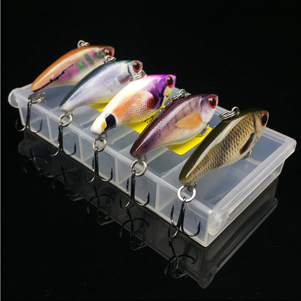Plastic Crank Bait 4cm/3.5g Fishing Lures Sinking Bass Trout Baits Hooks