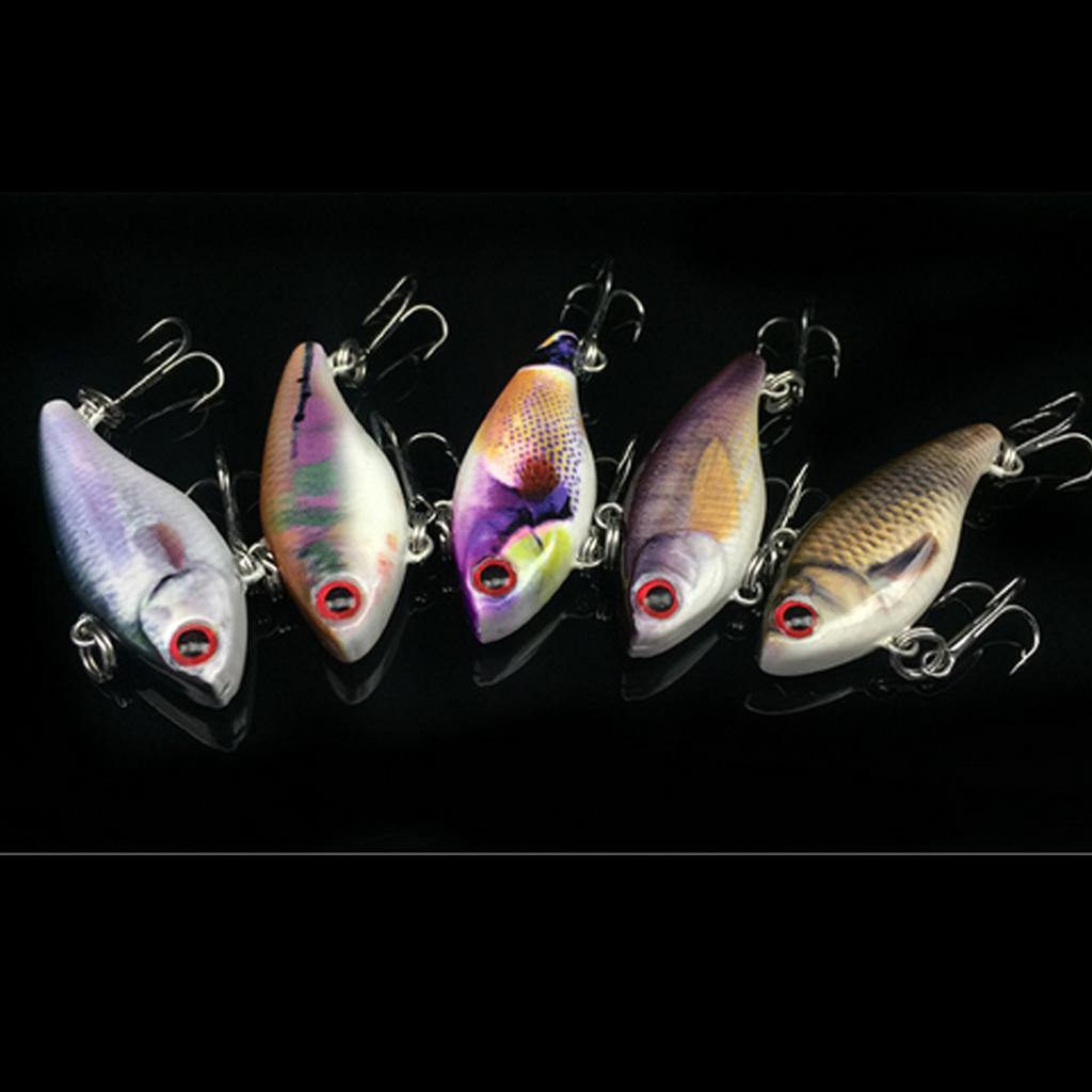 Plastic Crank Bait 4cm/3.5g Fishing Lures Sinking Bass Trout Baits Hooks