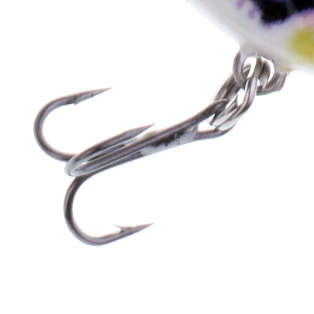 Plastic Crank Bait 4cm/3.5g Fishing Lures Sinking Bass Trout Baits Hooks