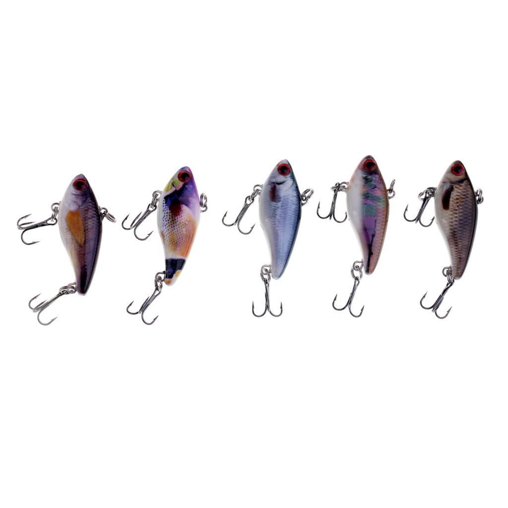 Plastic Crank Bait 4cm/3.5g Fishing Lures Sinking Bass Trout Baits Hooks