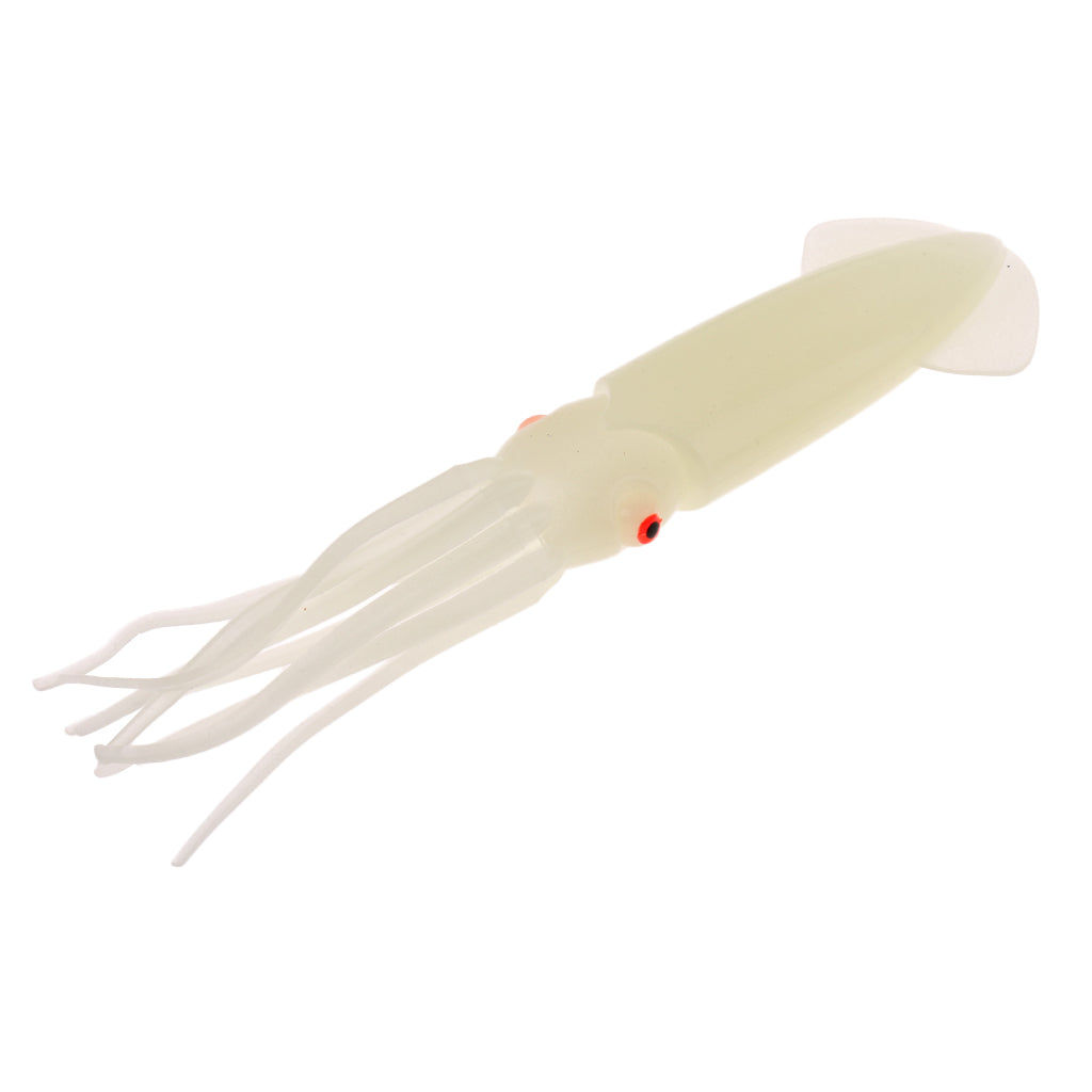 8pcs Squid Lure Skirt Luminous Bait Saltwater Soft Fishing Lures Accessories