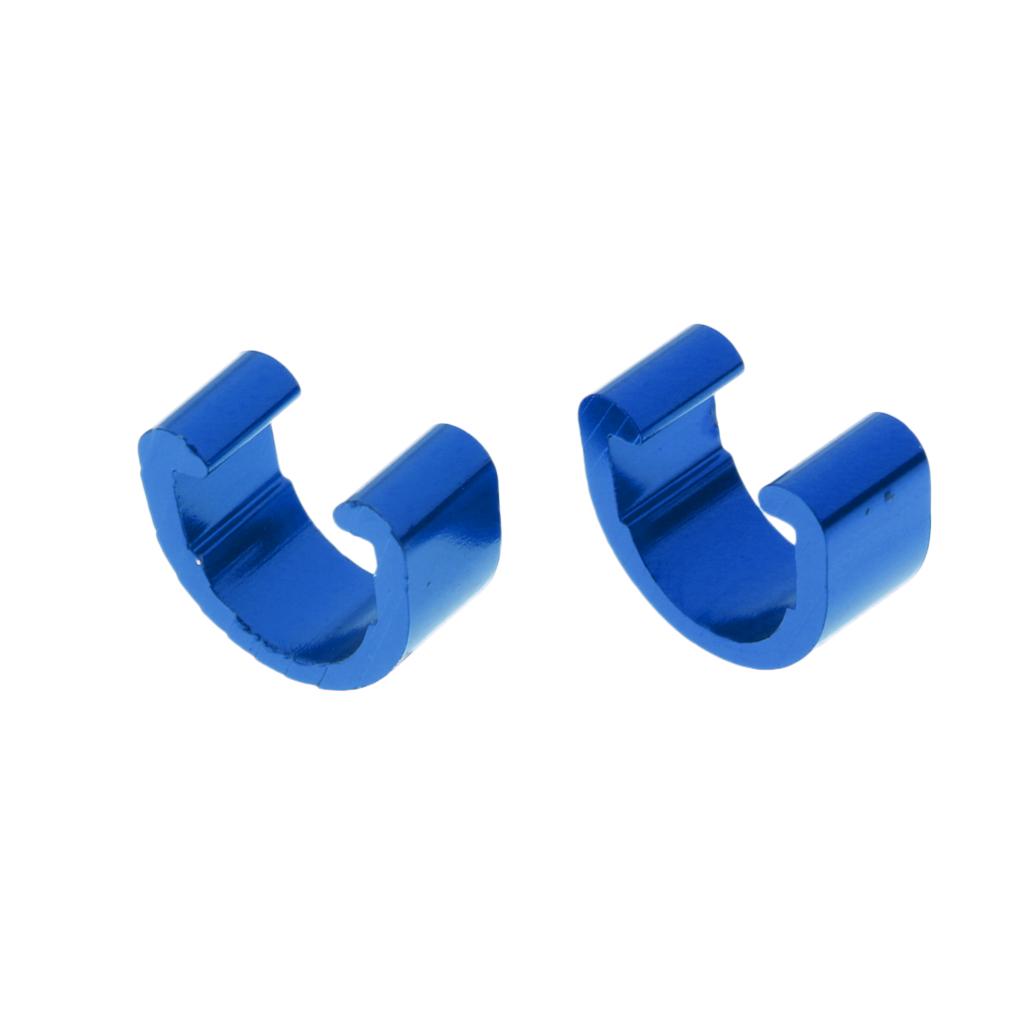 50Pcs Aluminium Mountain Bike Cabe C-Clip Buckles Housing Hose Cable Guides