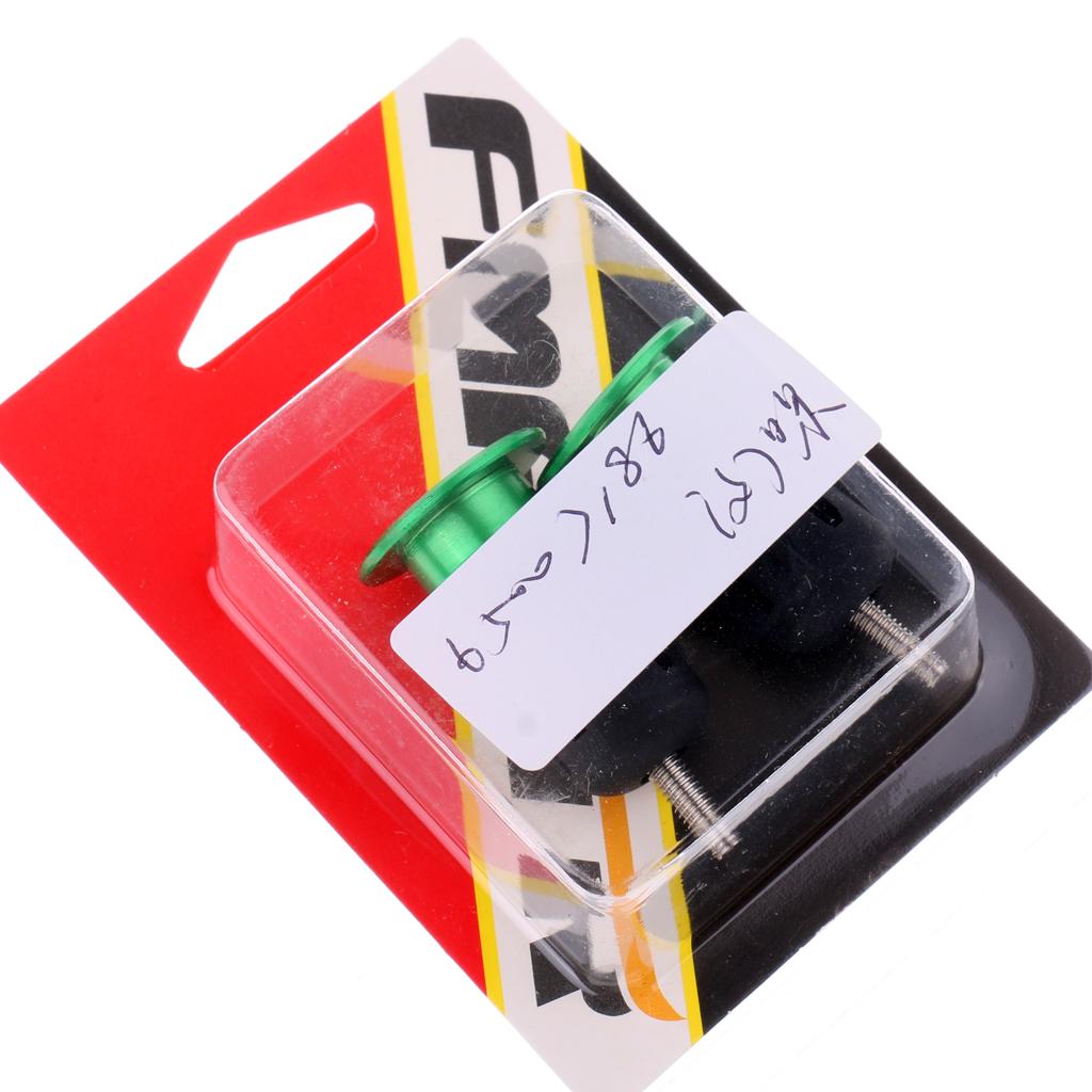 Aluminum Alloy Bicycle Handlebar Grips Cap Bike Handle Bar End Plugs Green