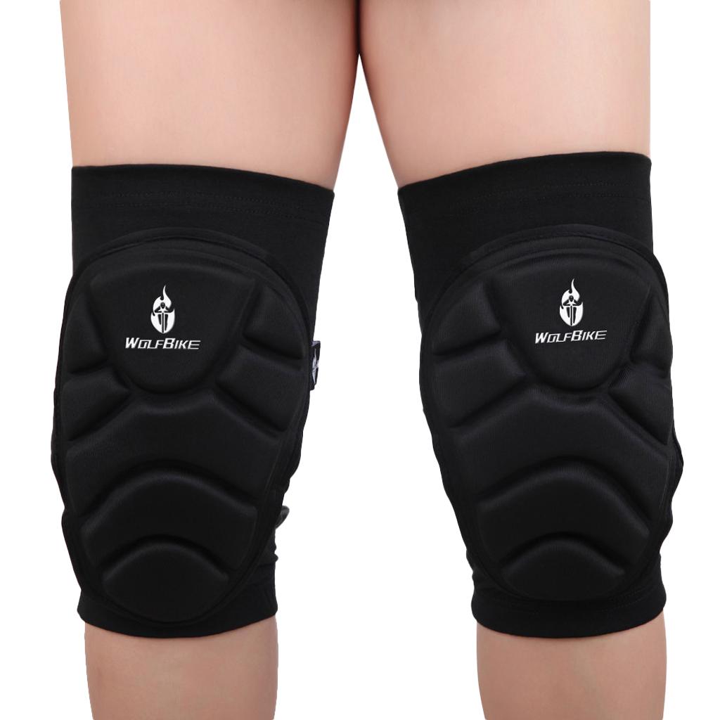 1 Pair Protective Knee Pads Anti-slip Collision Avoidance Knee Sleeves L