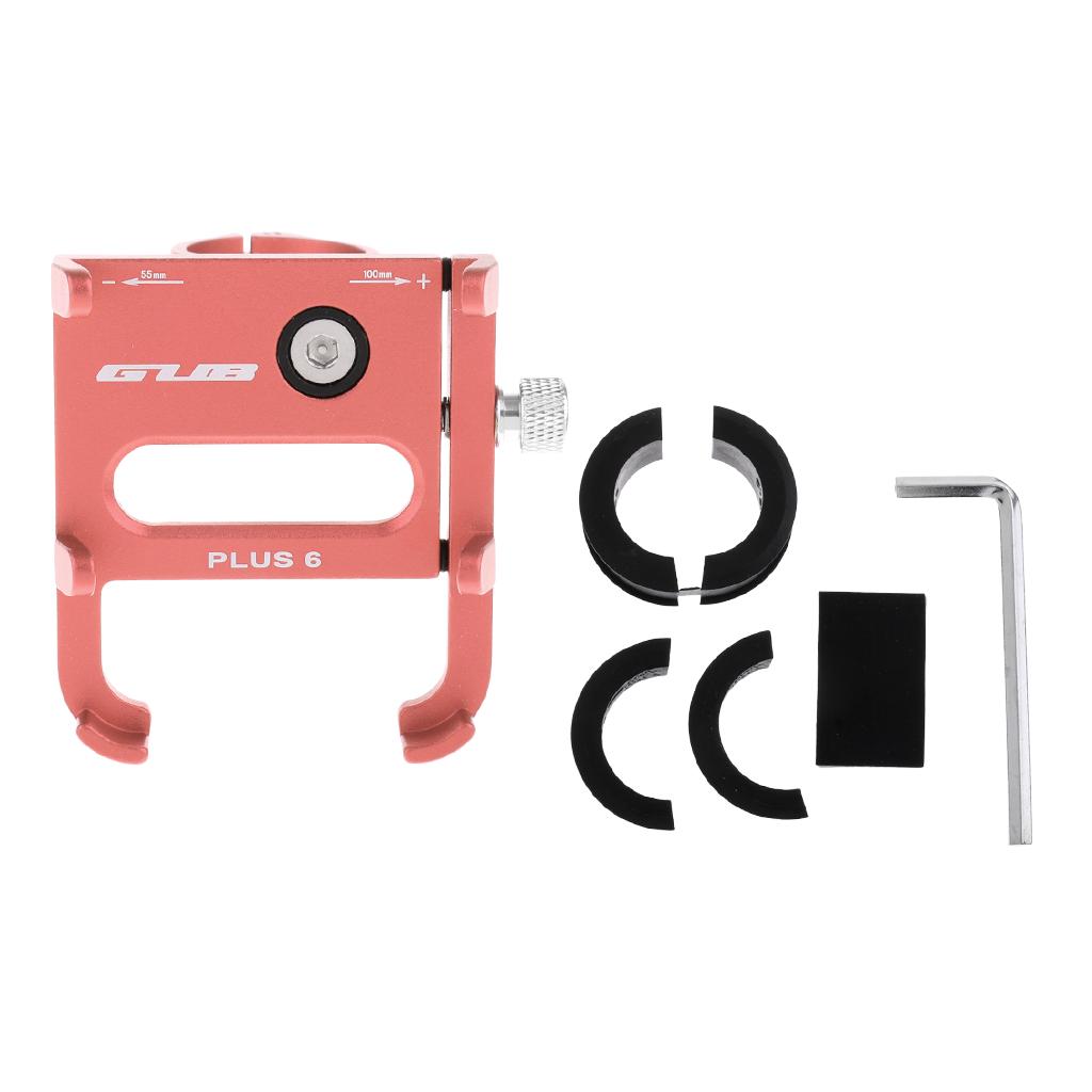 360 Rotation Mobile Phone Holder Bike Handlebar Mount Adjustable Rose Gold