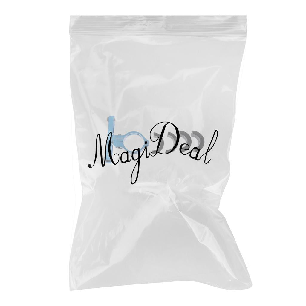 Bicycle Water Bottle Clamp Mount Holder Adapter For Handlebar SeatPost Blue