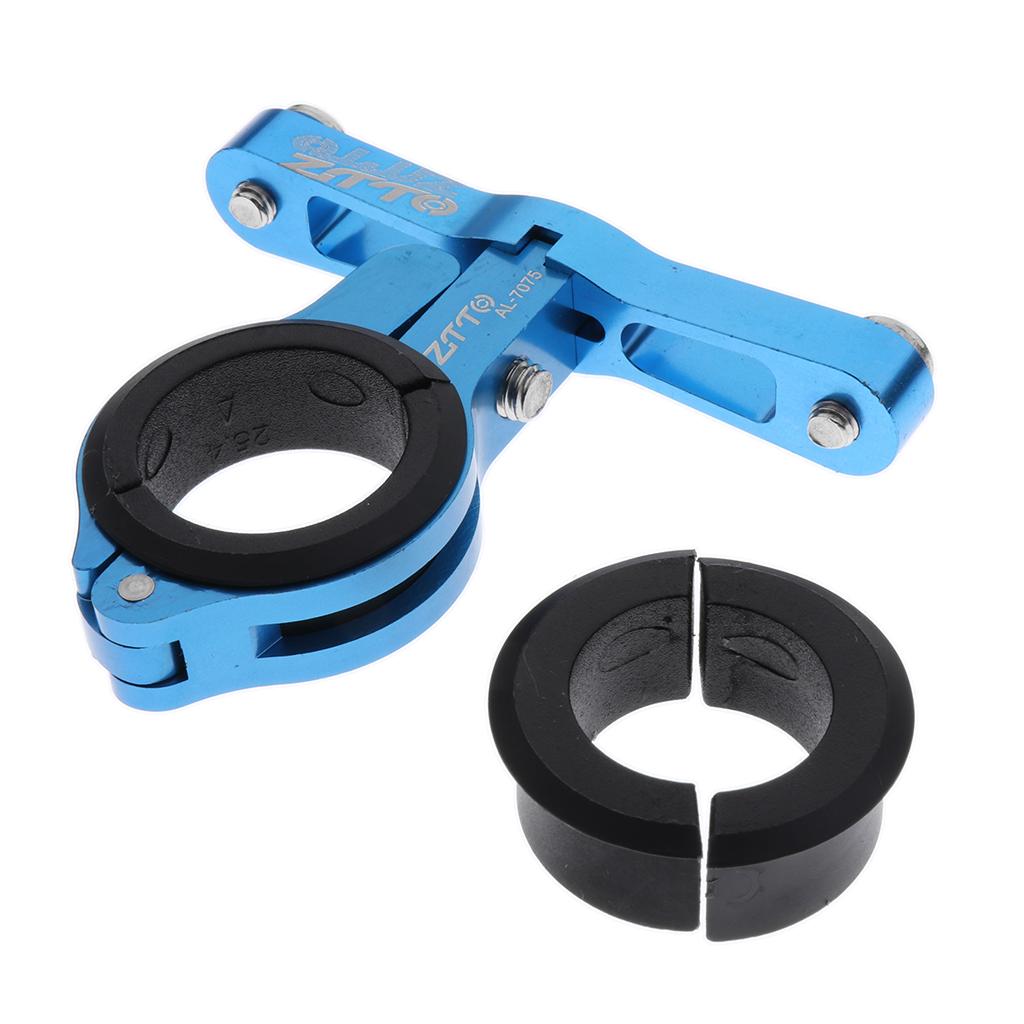 Bicycle Water Bottle Clamp Mount Holder Adapter For Handlebar SeatPost Blue