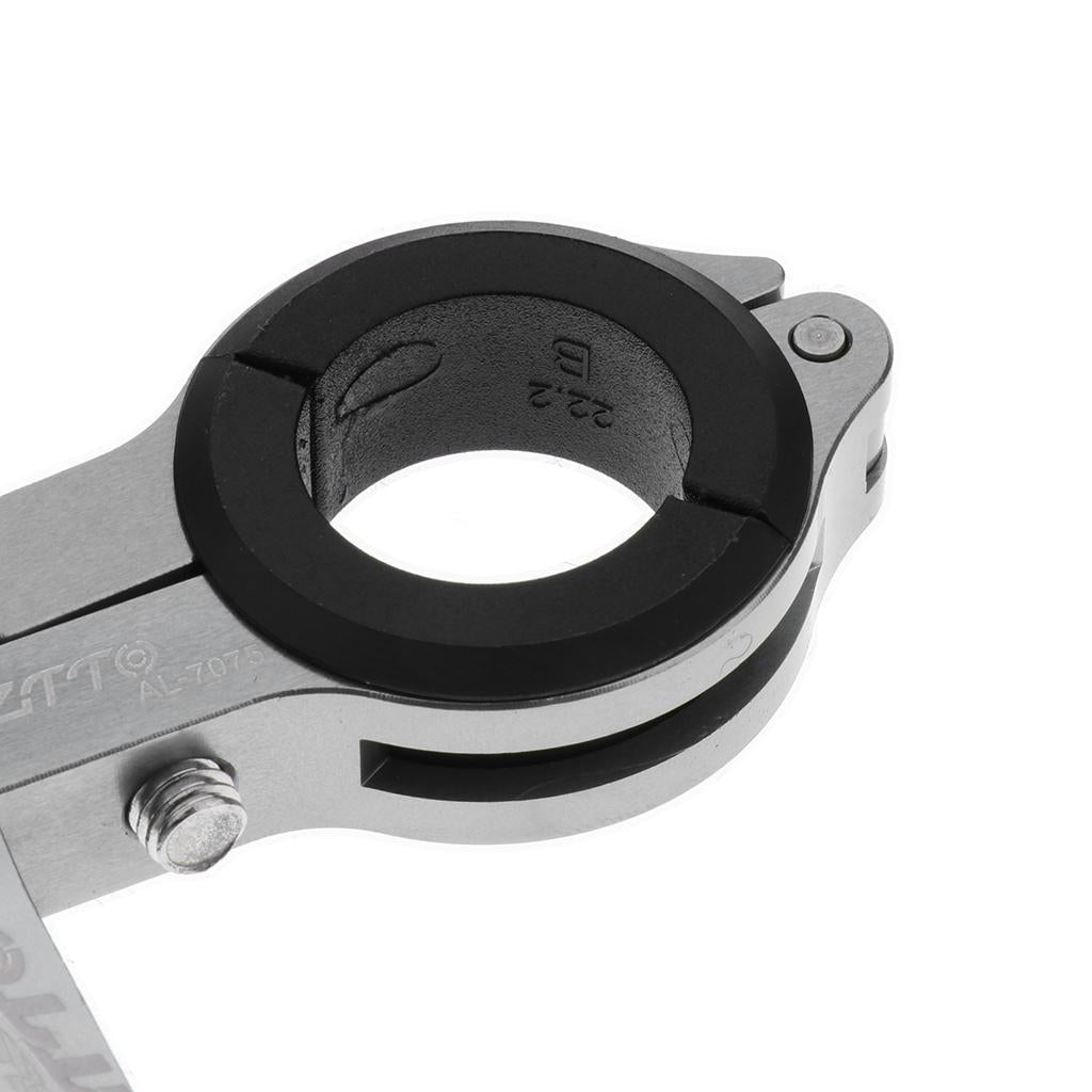 Bicycle Water Bottle Clamp Mount Holder Adapter For Handlebar SeatPost Grey