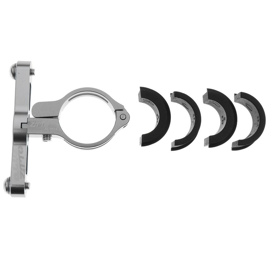 Bicycle Water Bottle Clamp Mount Holder Adapter For Handlebar SeatPost Grey