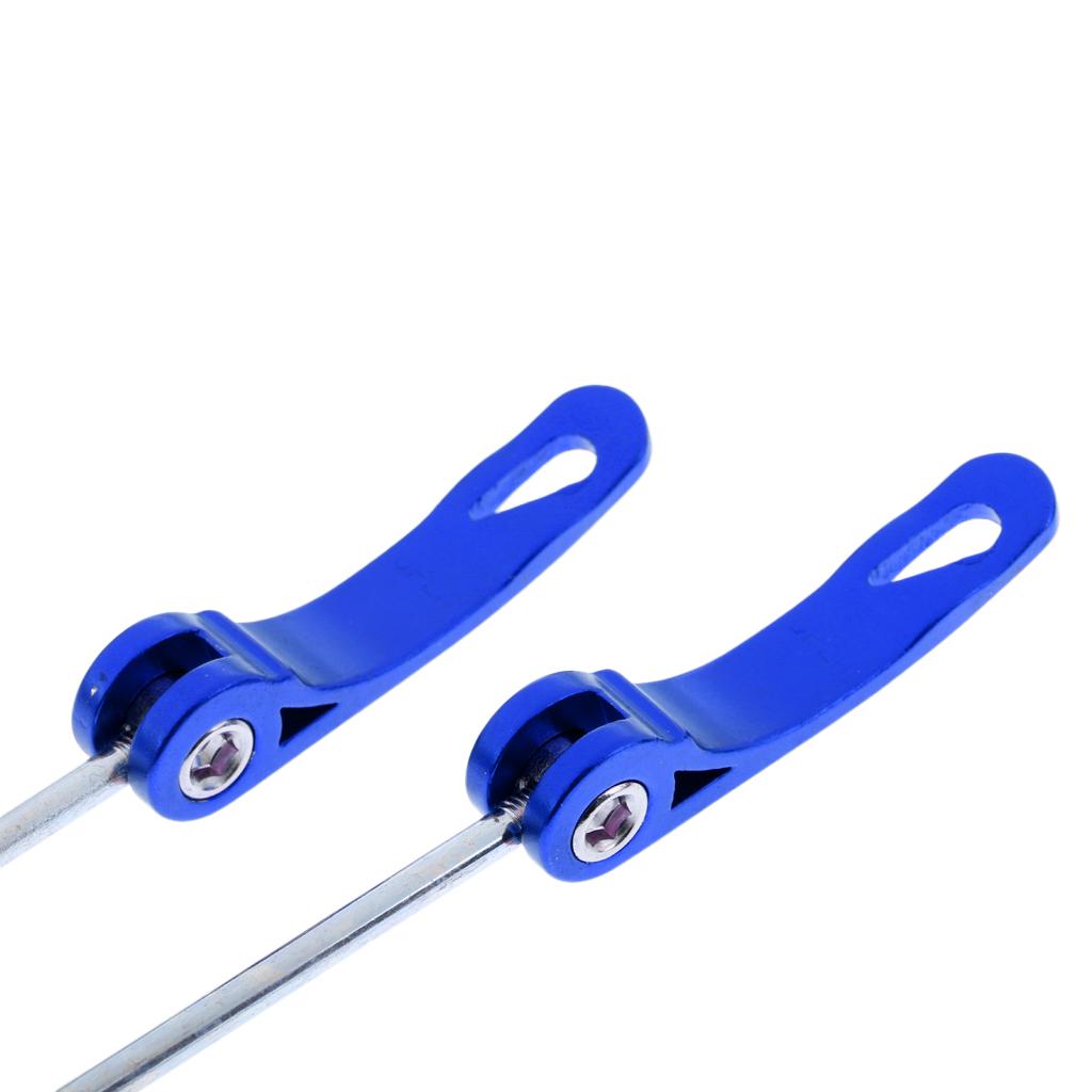 Bicycle Quick Release Skewers Road Bike Wheel Hub Skewers Axle Parts Blue