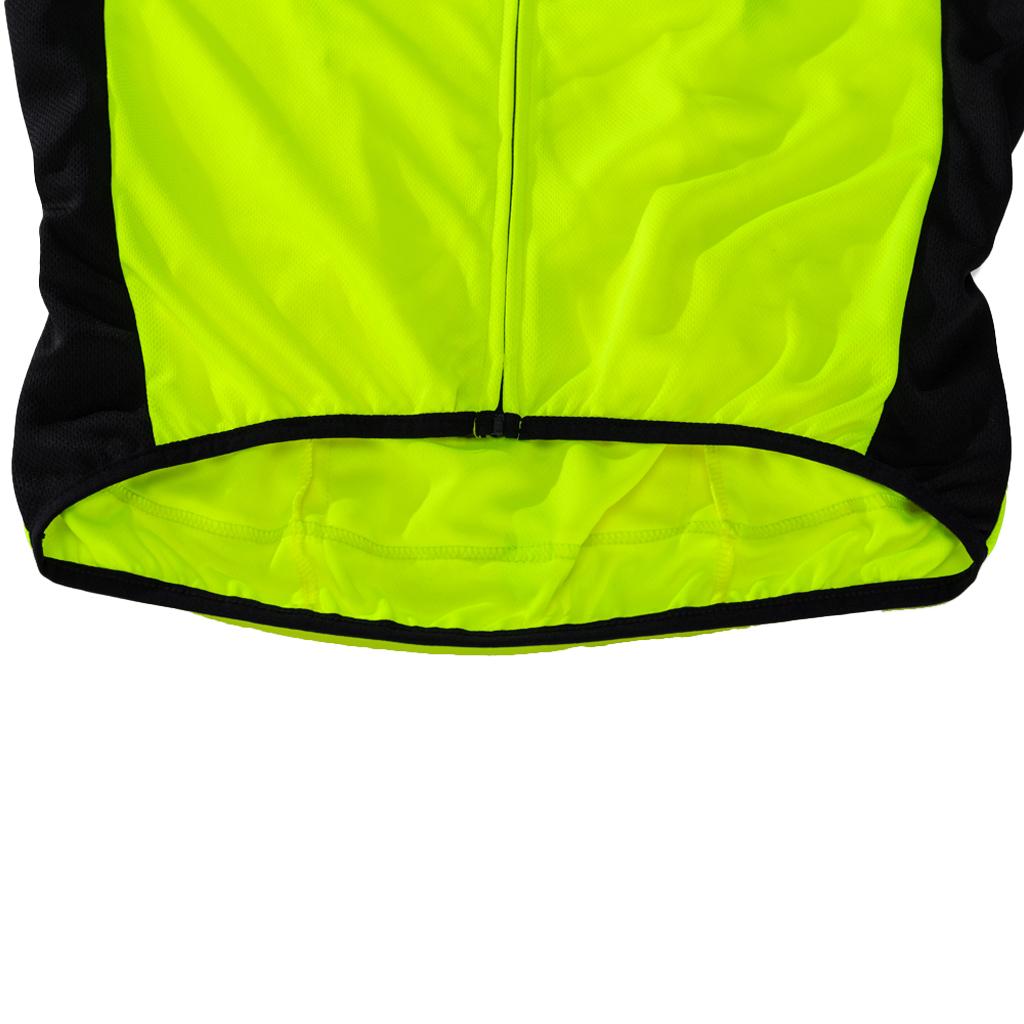 Cycling Jersey Long Sleeve Bike Bicycle Shirt Cycling Clothing Top M Green