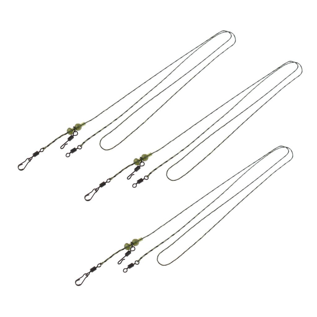 Carp Fishing Hair Rig with Lead Clip Swivel Carp Rig Fishing Tackle A010