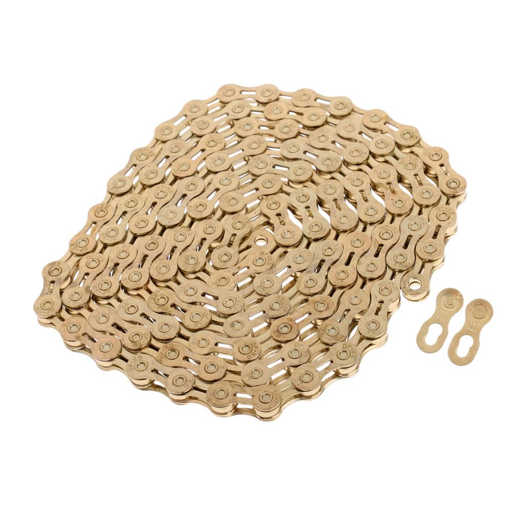 MTB Mountain / Road Bike Bicycle Chain 1/2 X 11/128" 116 Links 9 Speed"