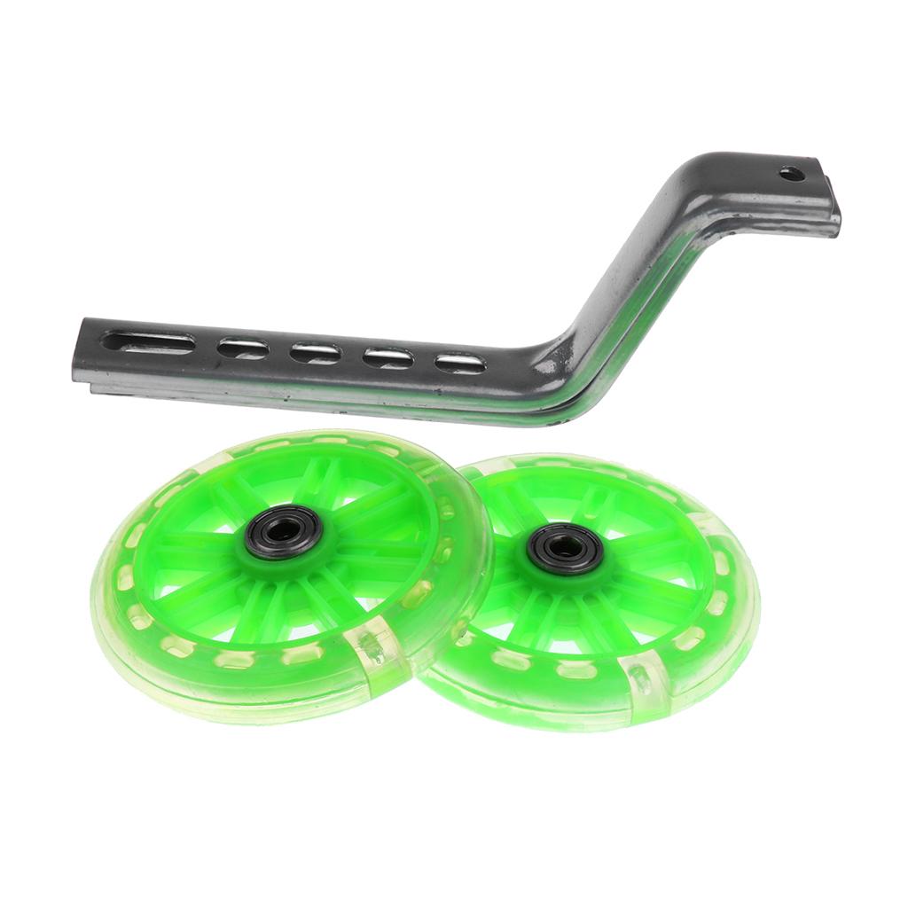 Kids Children Bicycle Bike Cycle  Stabilisers 12- 20 Training Wheels Green"