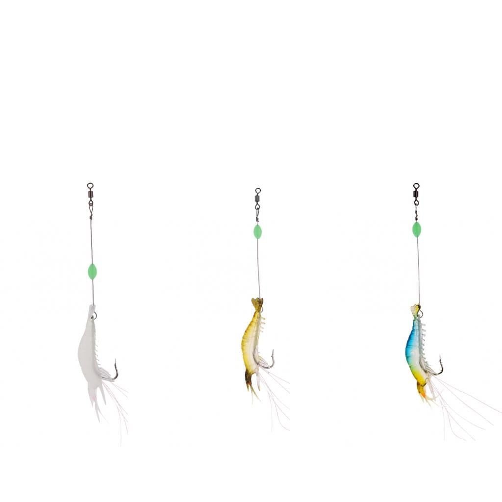 Shrimp Fishing Lure Luminous Shrimp Bait Sea Fishing Tackle Blue