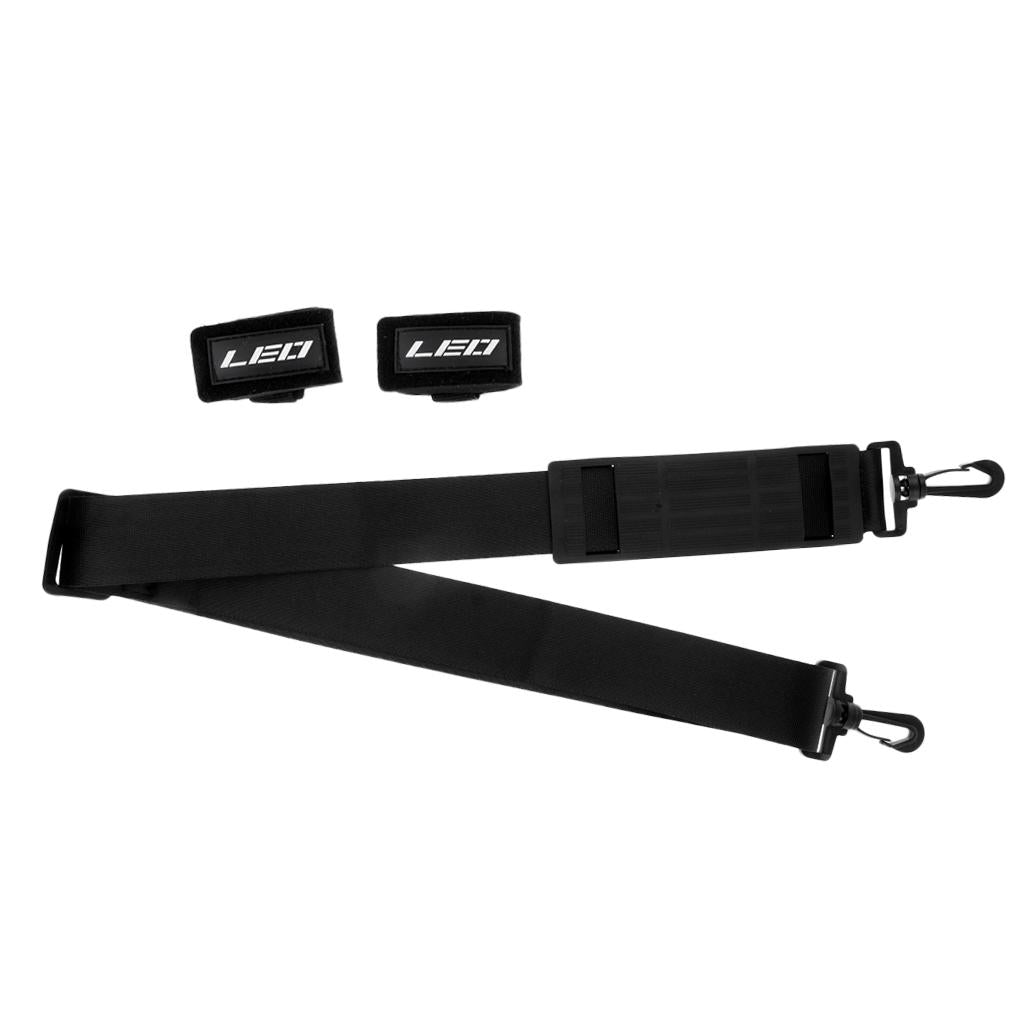 Adjustable Fishing Rods Carry Strap Wrap Fishing Tackle Shoulder Belt